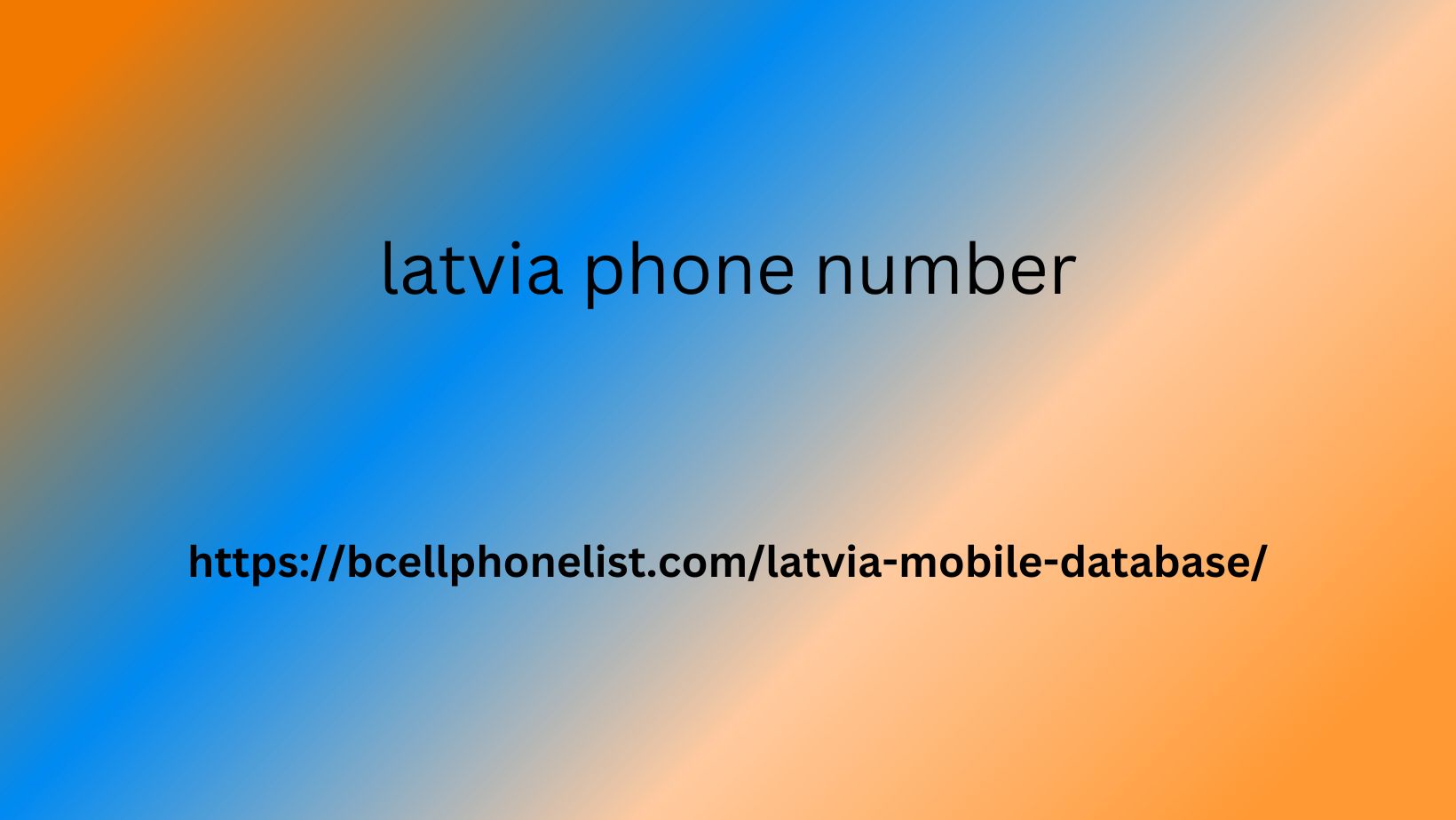 latvia phone number